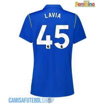 Camisa de time de futebol Chelsea Romeo Lavia #45 Replicas 1º Equipamento Feminina 2026-27 Manga Curta